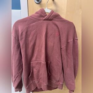 ninth hall red washed hoodie
